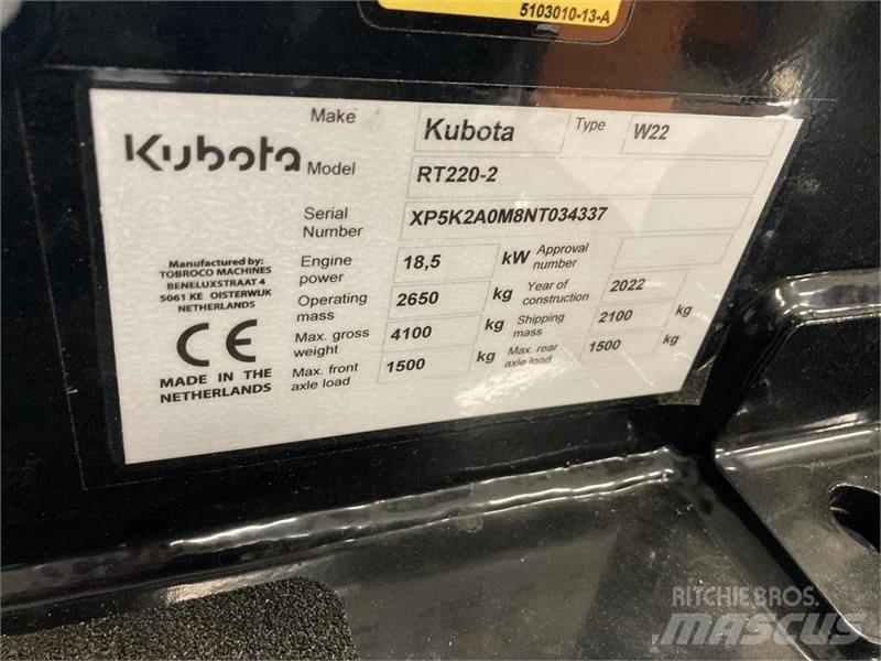Kubota RT 220- 2 Mini Loader