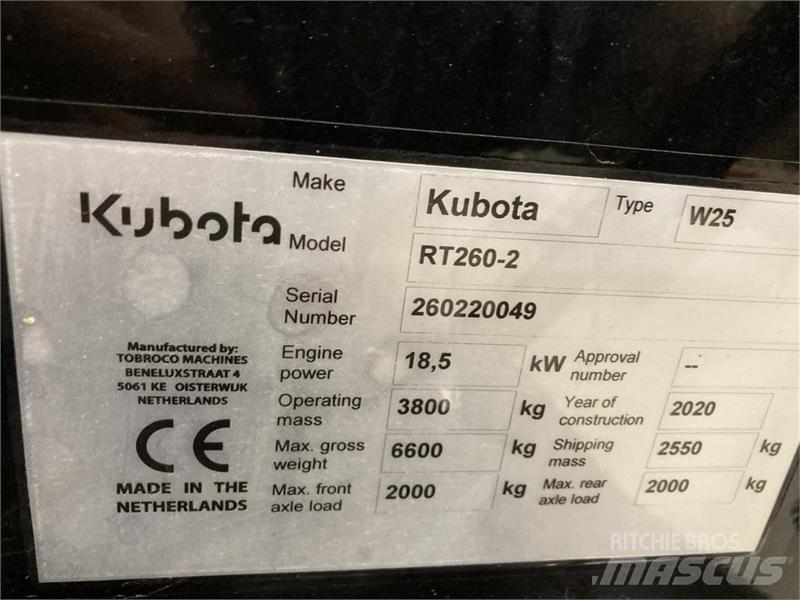Kubota RT260-2 Mini Loader