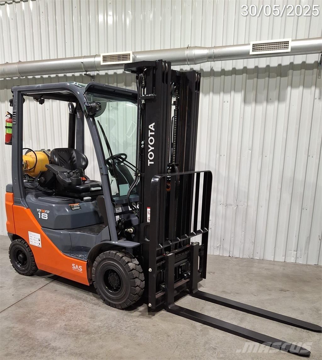 Toyota 02-8FGF18 LPG trucks