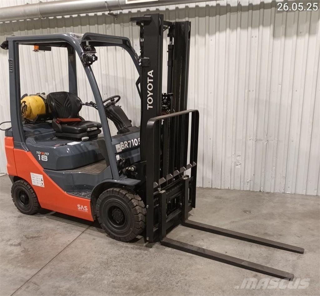 Toyota 02-8FGF18 LPG trucks