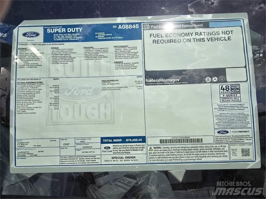 Ford F600 Work Trucks / Municipal