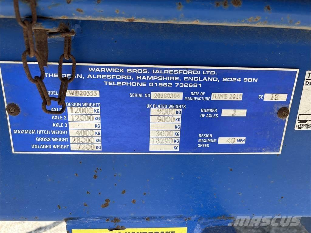  WARWICK 20 TONNE Other Trailers
