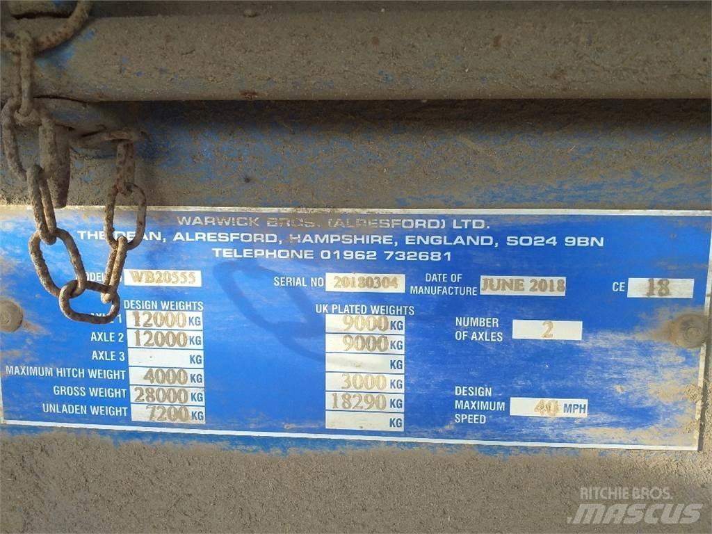  WARWICK 20 TONNE Other Trailers
