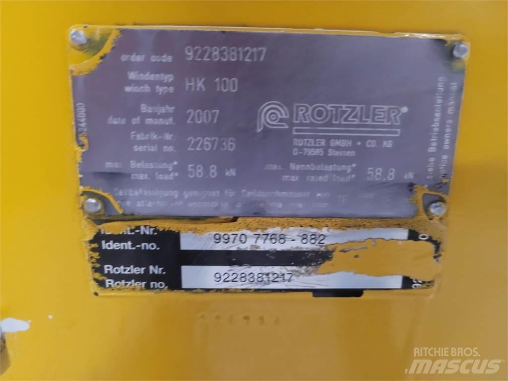 Faun HK 100 winch Crane Parts and Equipment