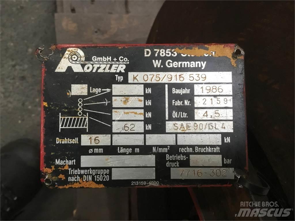 Faun RTF 30 winch Crane Parts and Equipment