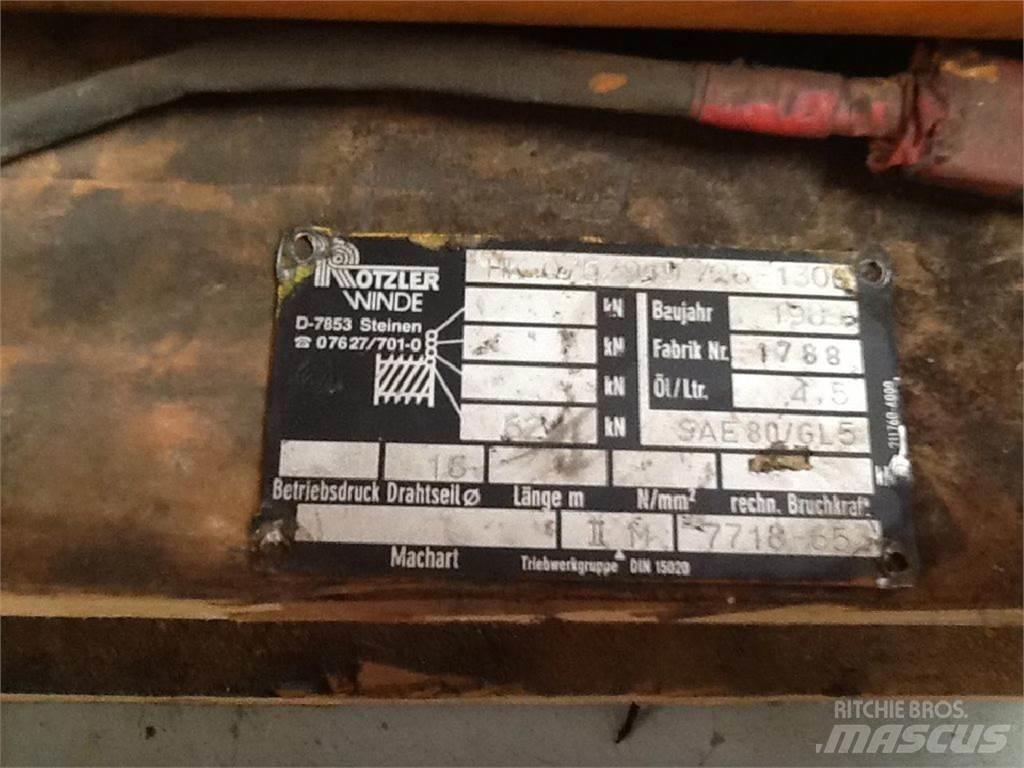 Faun RTF 30 winch Crane Parts and Equipment