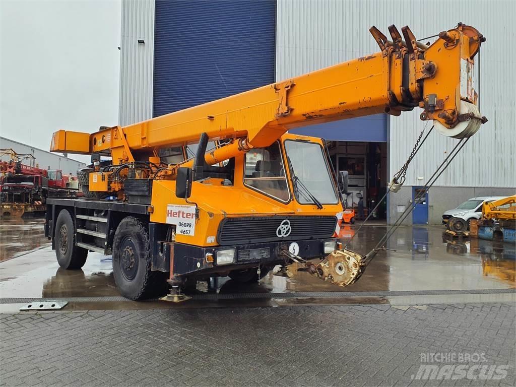 Krupp 25 GMT/AT Mobile and all terrain cranes