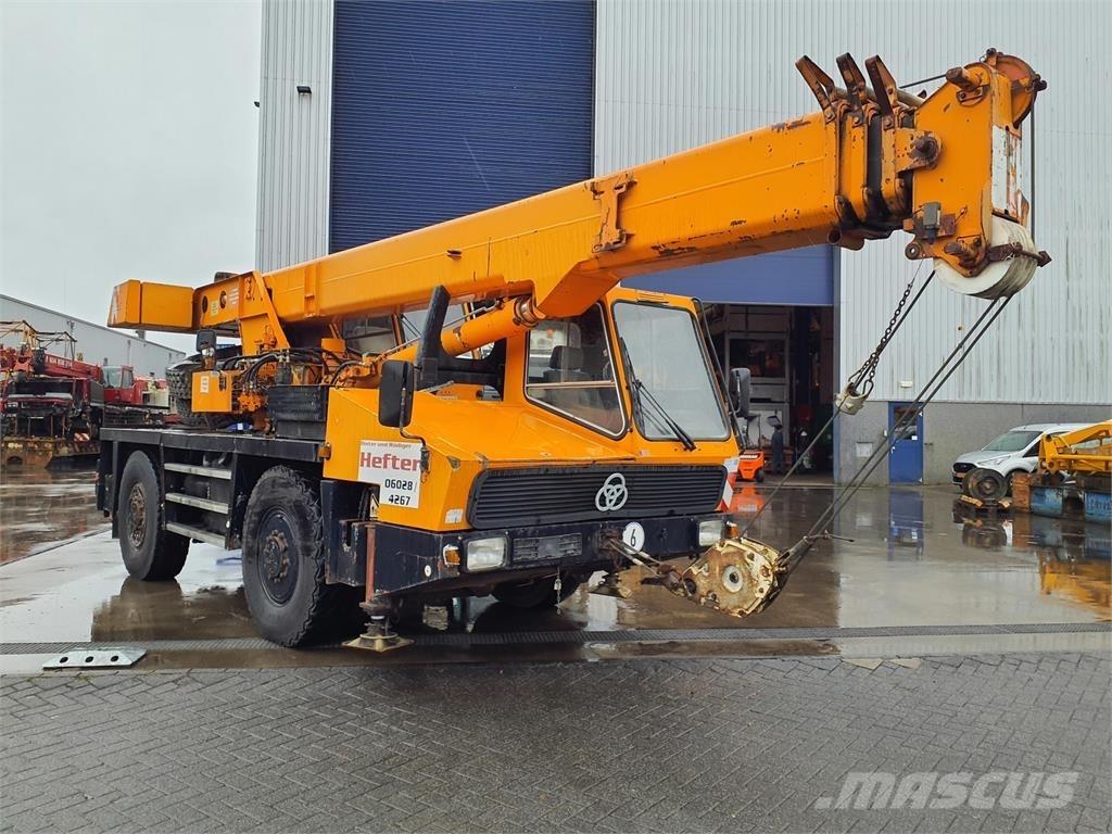 Krupp 25 GMT/AT Mobile and all terrain cranes