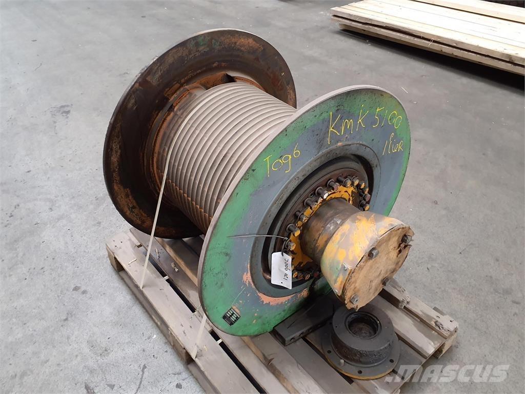 Krupp KMK 5100 winch Crane Parts and Equipment