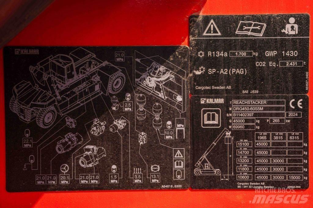Kalmar DRG450-60S5M Reach Stackers