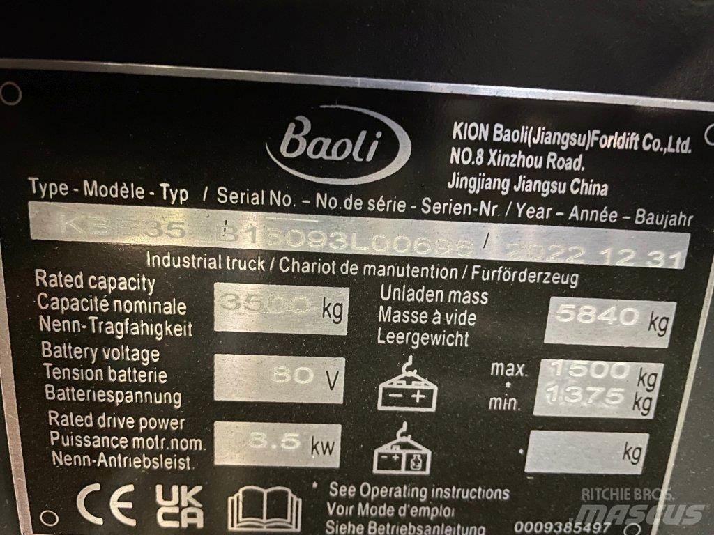 Baoli KBE35 Electric Forklifts