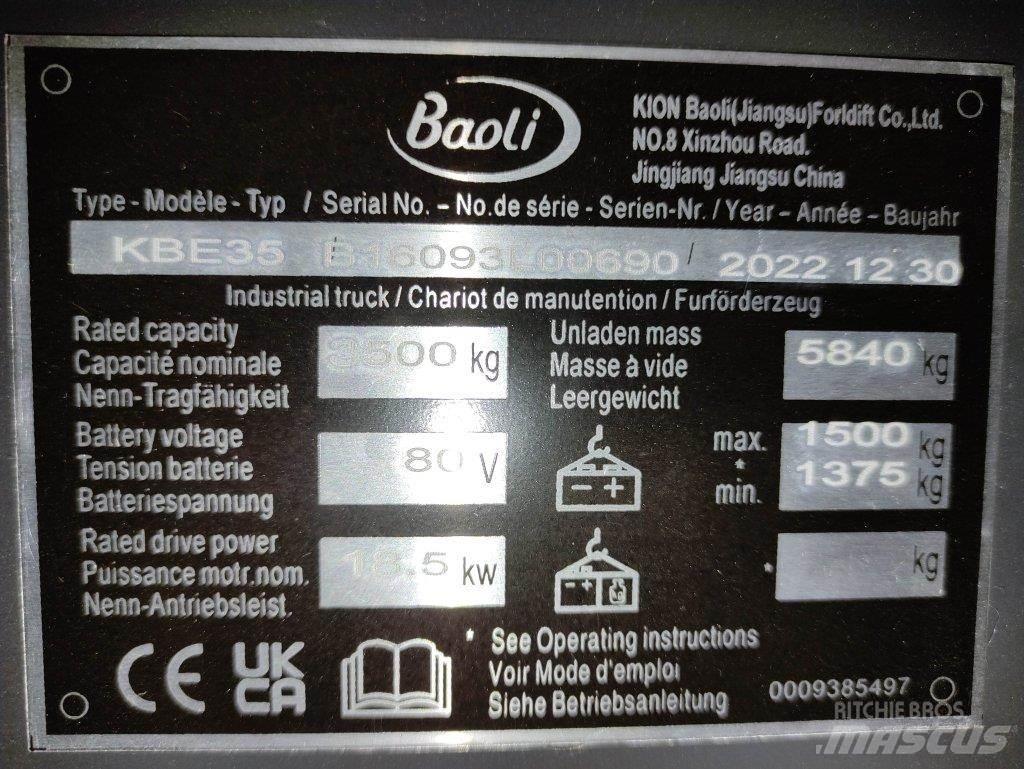 Baoli KBE35 Electric Forklifts
