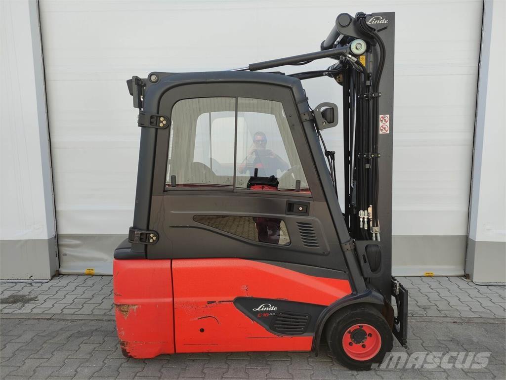 Linde E18L-02-386 Electric Forklifts