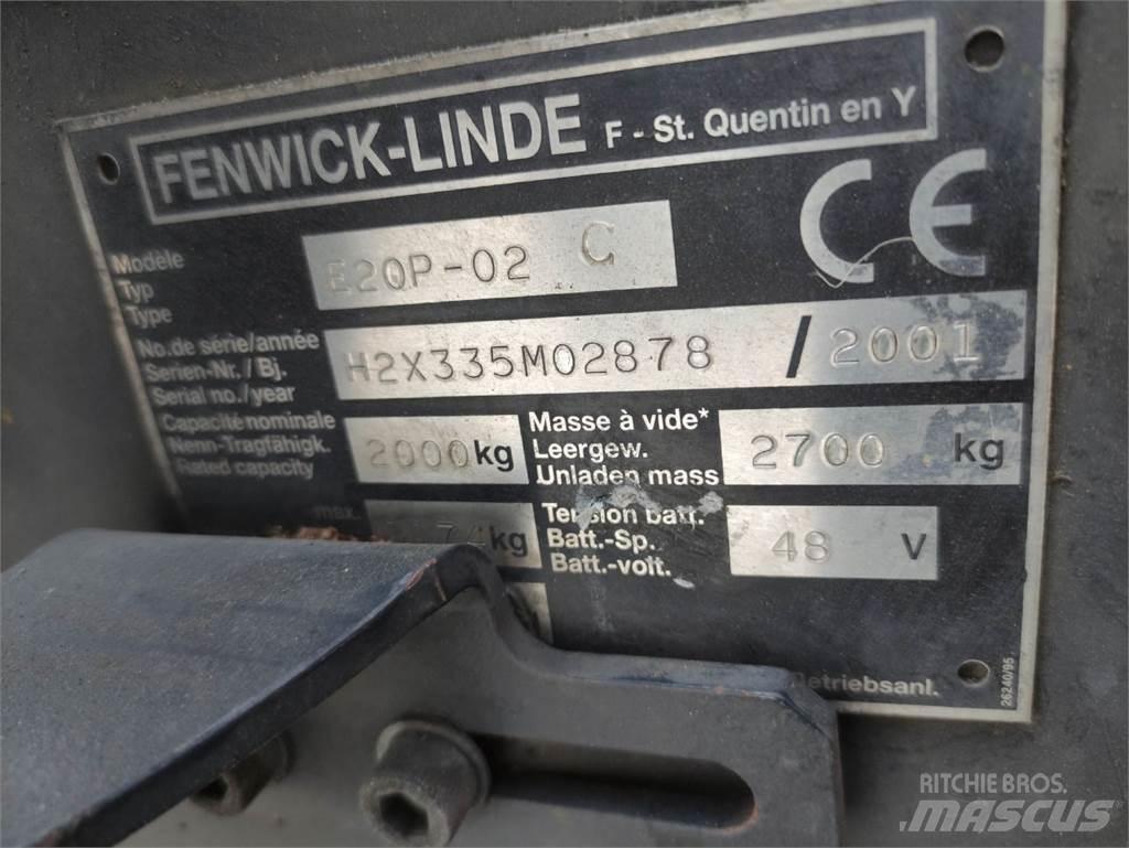 Linde E20P-02-335 Electric Forklifts