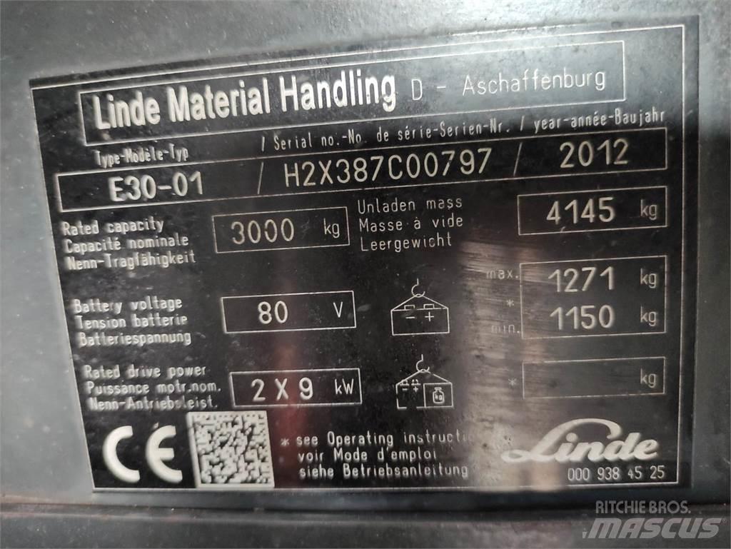 Linde E30-01-387 Electric Forklifts
