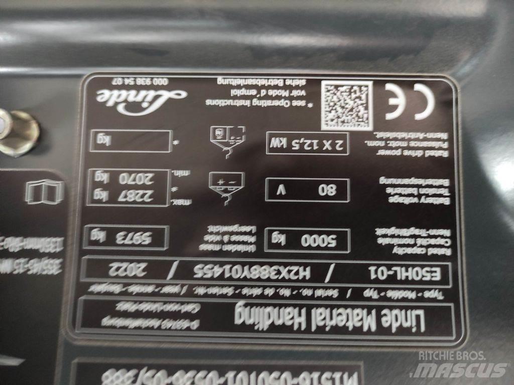 Linde E50HL-01-388 Electric Forklifts