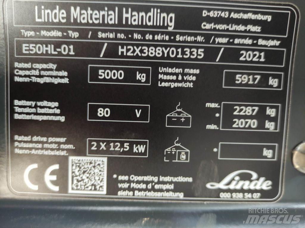 Linde E50HL-01-388 Electric Forklifts