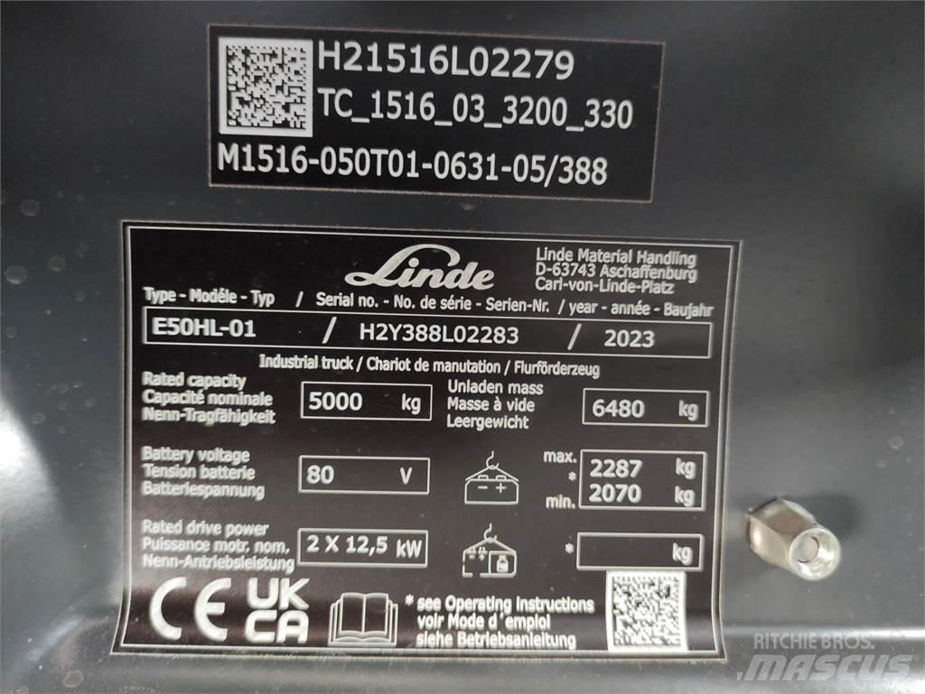 Linde E50HL-388 Electric Forklifts