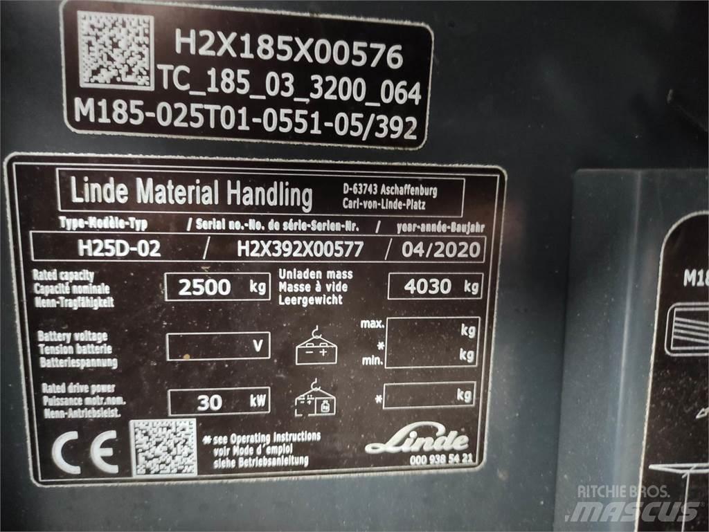 Linde H25D-02-392 EVO Diesel Forklifts
