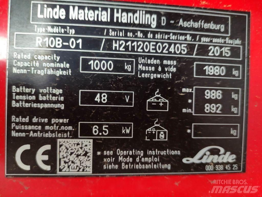 Linde R10B-01-112 Reach trucks