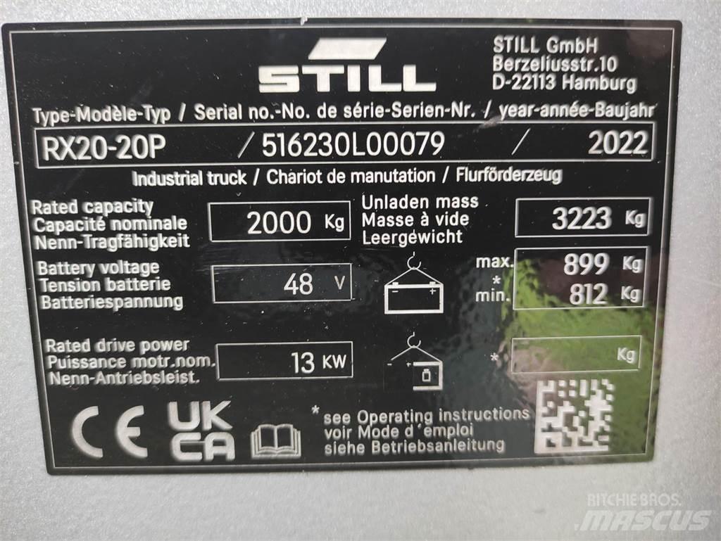 Still RX20-20 P Electric Forklifts