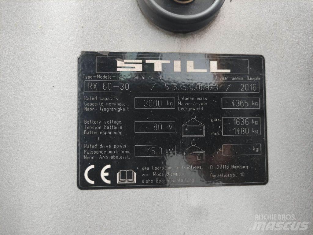Still RX60-30 Electric Forklifts