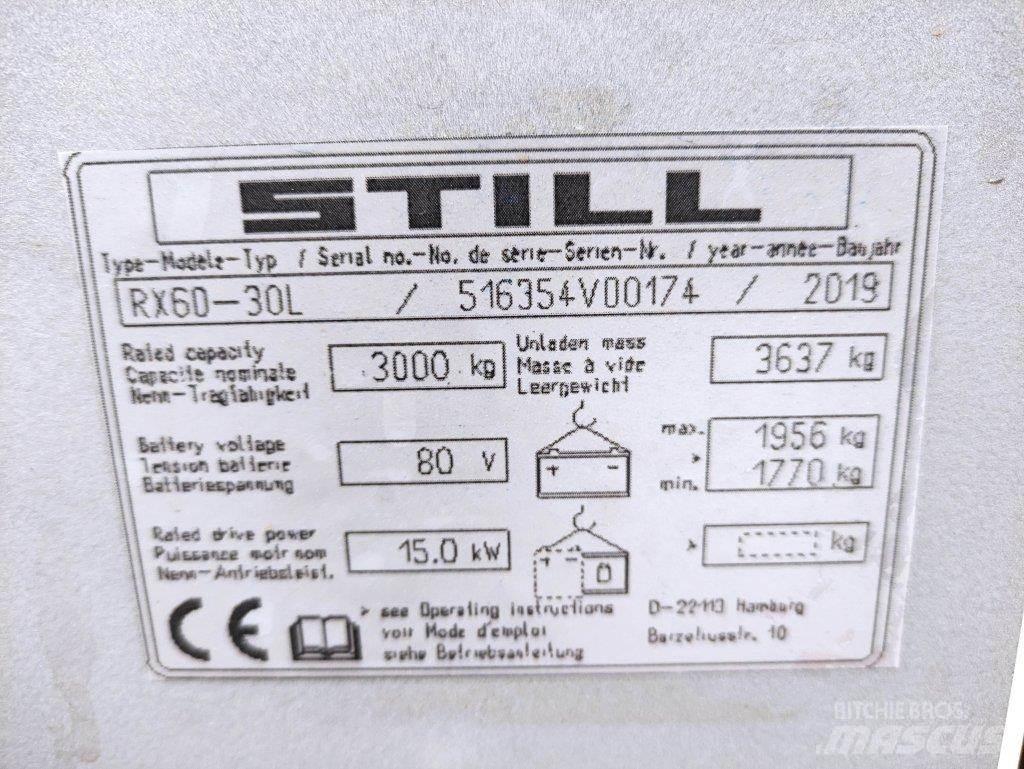 Still RX60-30 L Electric Forklifts