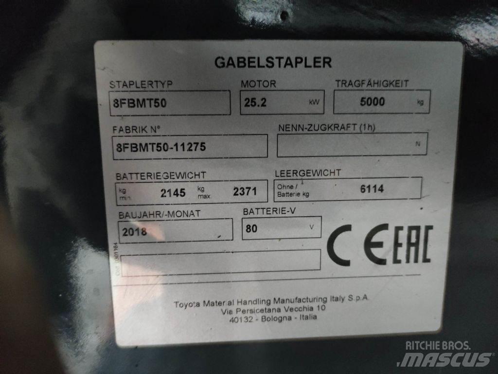 Toyota 8FBMT50 Electric Forklifts
