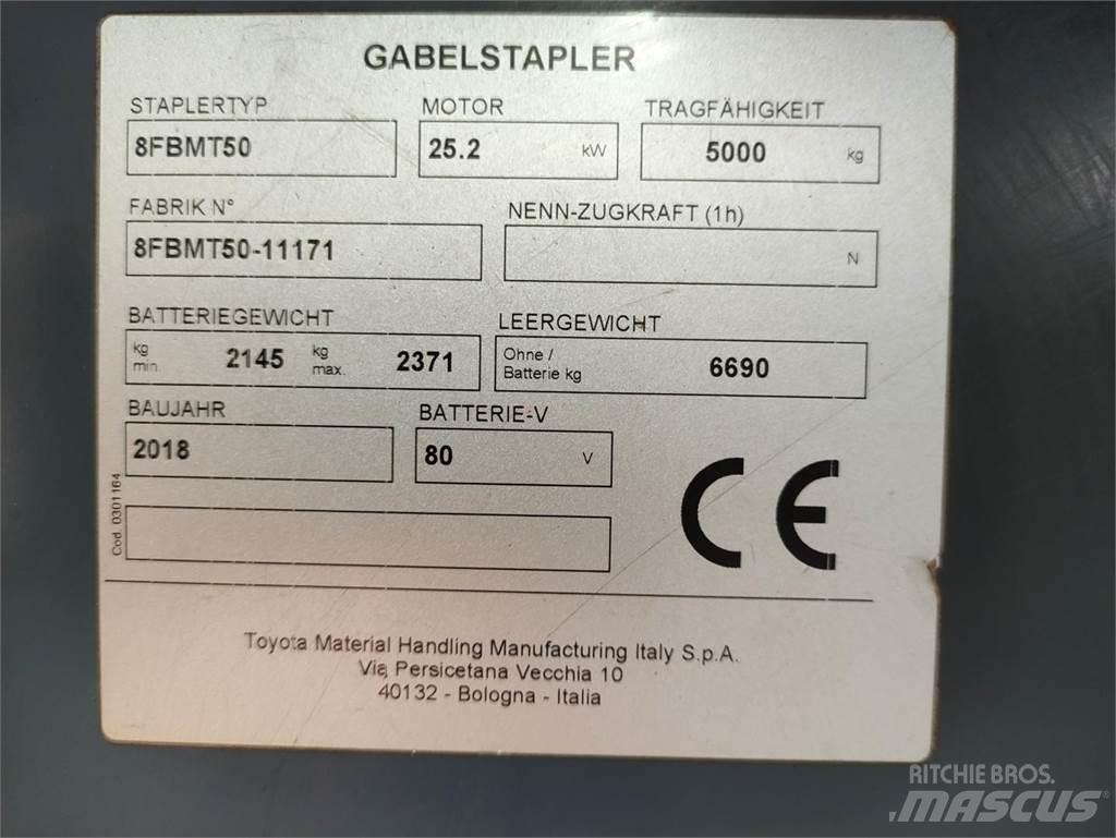 Toyota 8FBMT50 Electric Forklifts